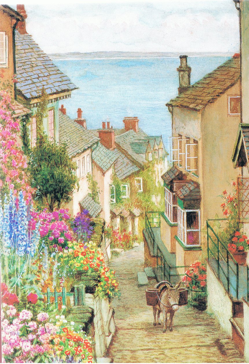 Clovelly, de fuente desconocida de William Affleck Carruthers
