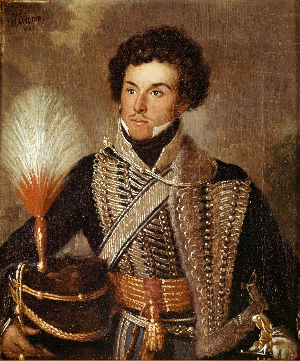 Un oficial, 18º Regimiento de Dragones, 1840 de William Allan