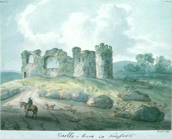 Castillo de Castle Acre, Norfolk de William Anderson