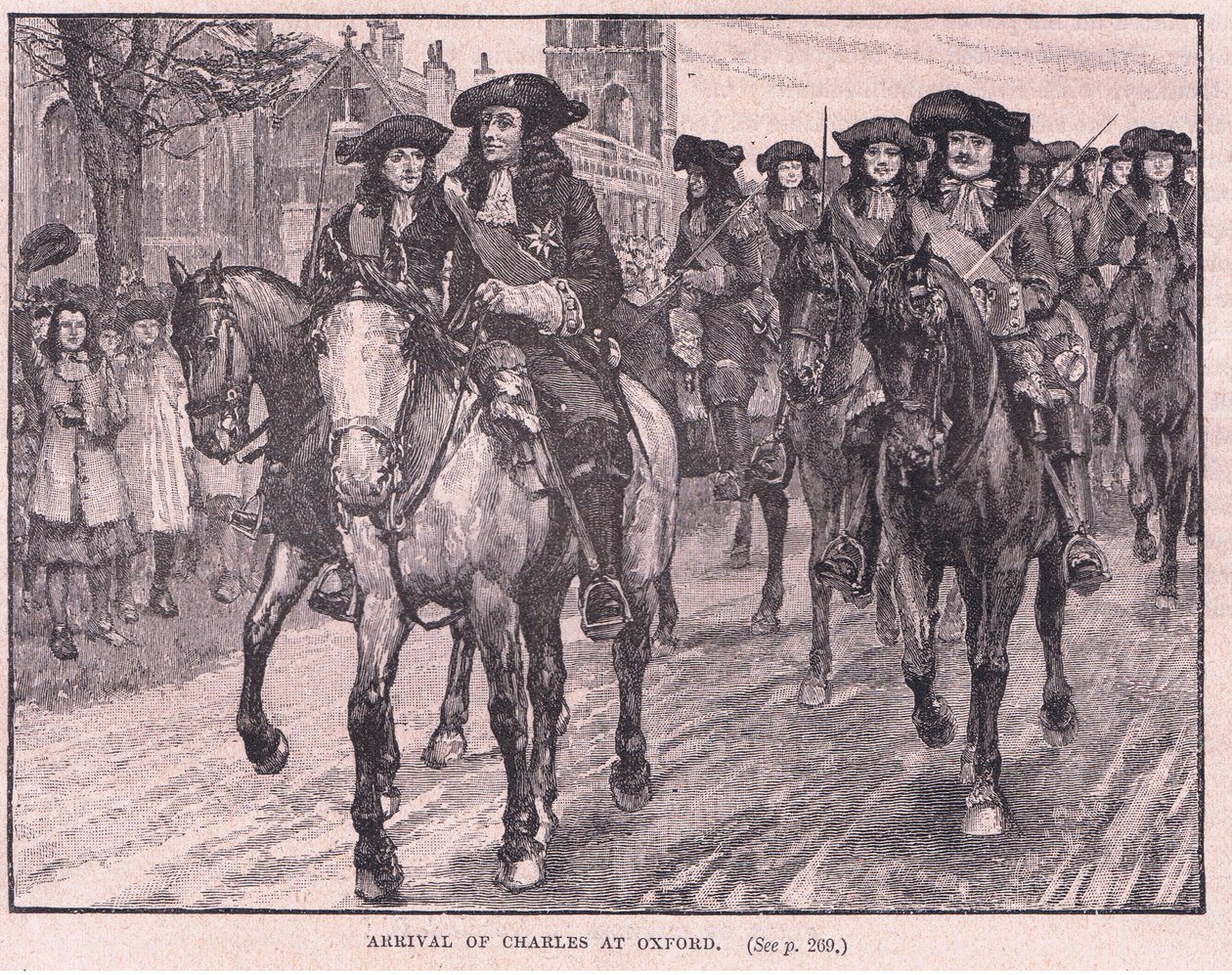 Llegada de Carlos a Oxford AD 1681 de William Barnes Wollen