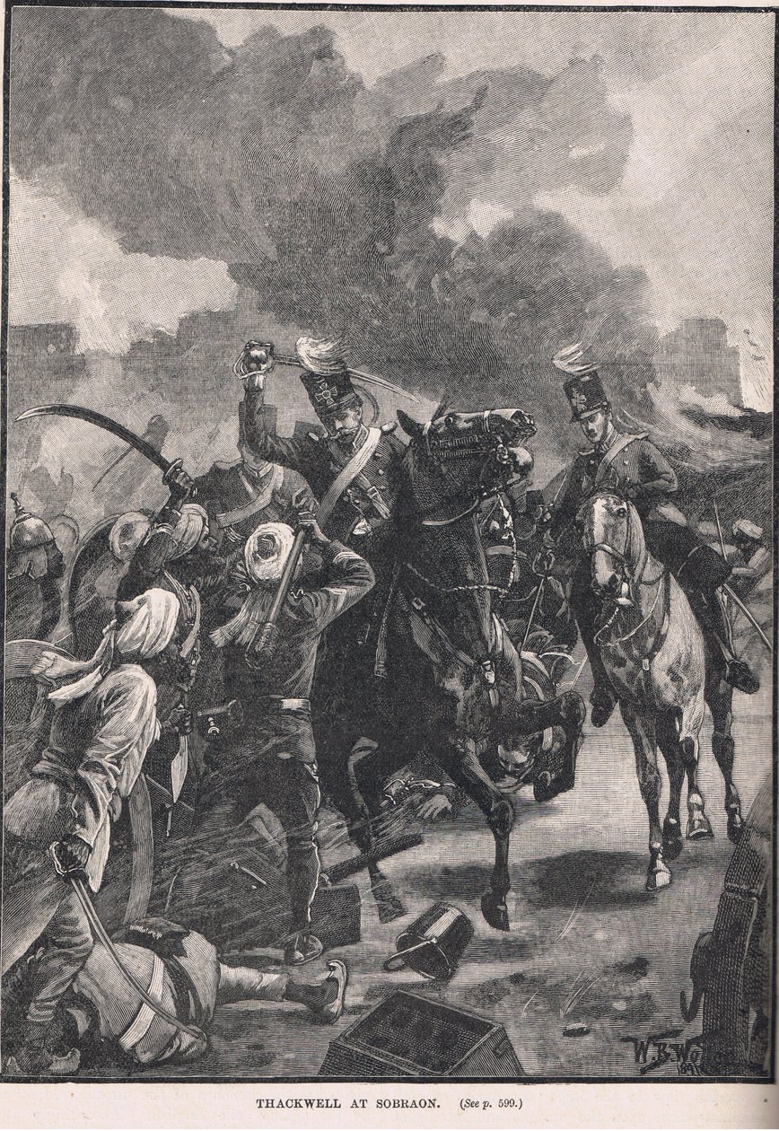 Thackwell en Sobraon, Ilustración de 