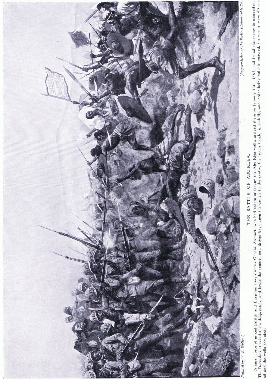 La batalla de Abu-Klea, 16 de enero de 1885 de William Barnes Wollen