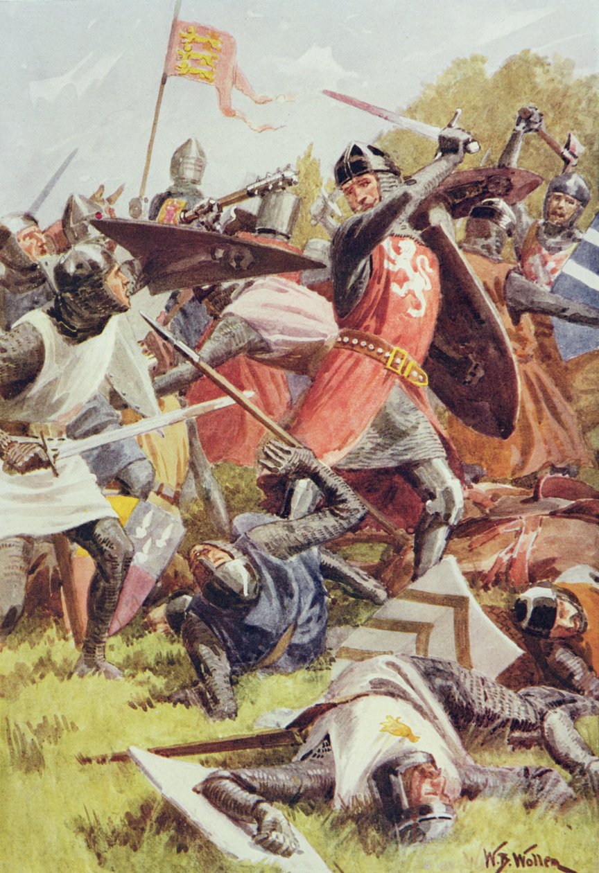 La Batalla de Evesham el 4 de agosto de 1265, de 