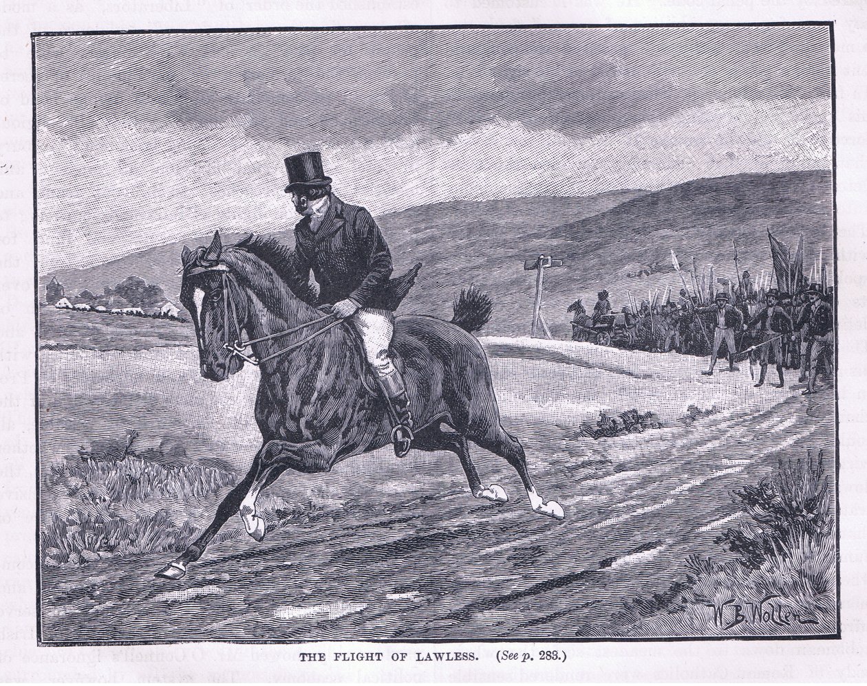 La huida de Lawless de William Barnes Wollen