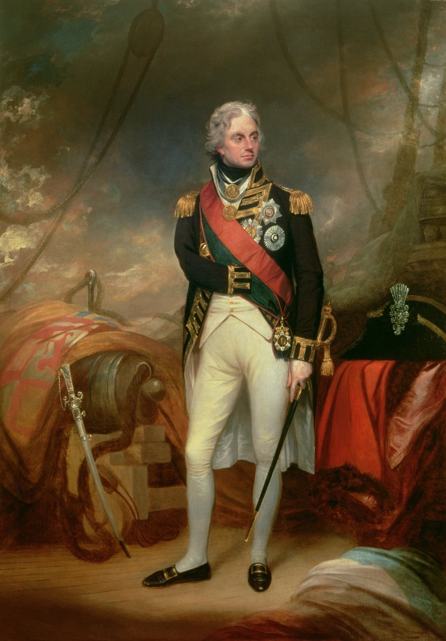 Retrato de Horatio, Vizconde Nelson (1758-1805) 1801 de William Beechey