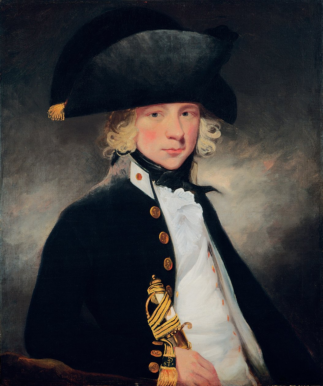 Retrato de un joven guardiamarina, c.1796 de William Beechey