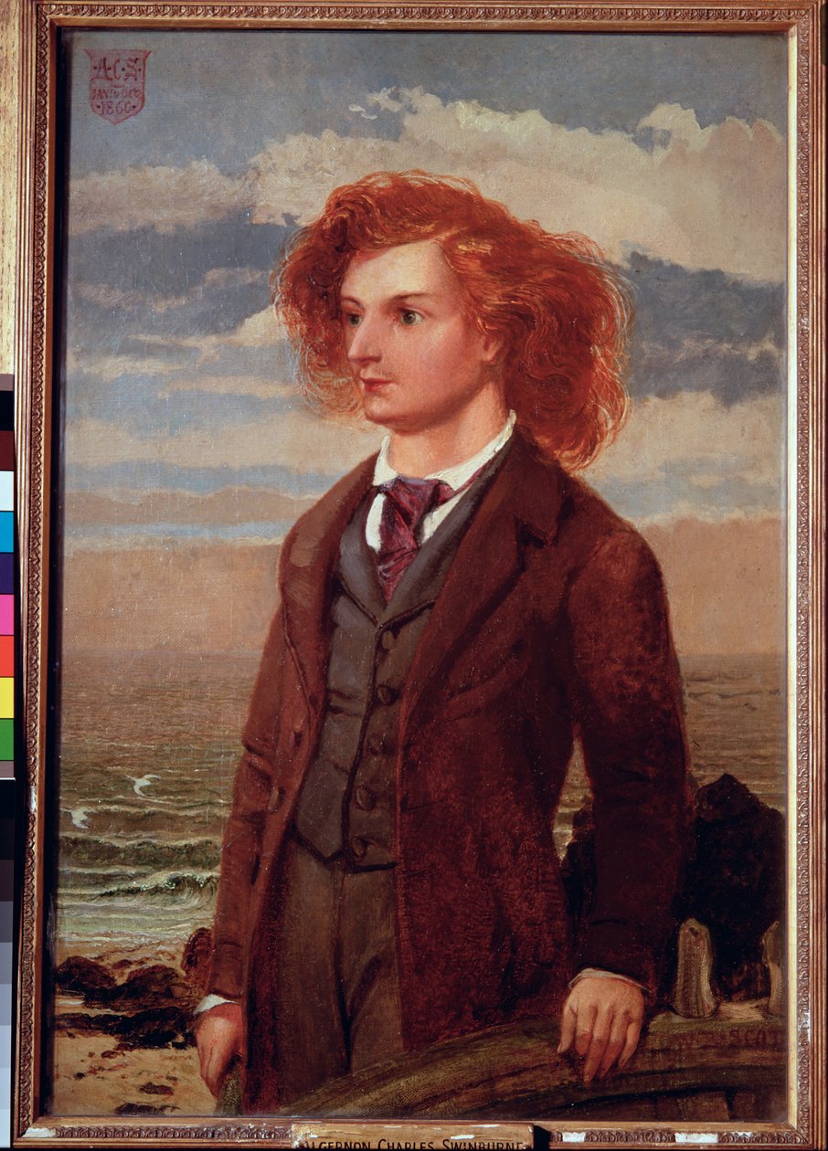 Retrato de Algernon Charles Swinburne de William Bell Scott