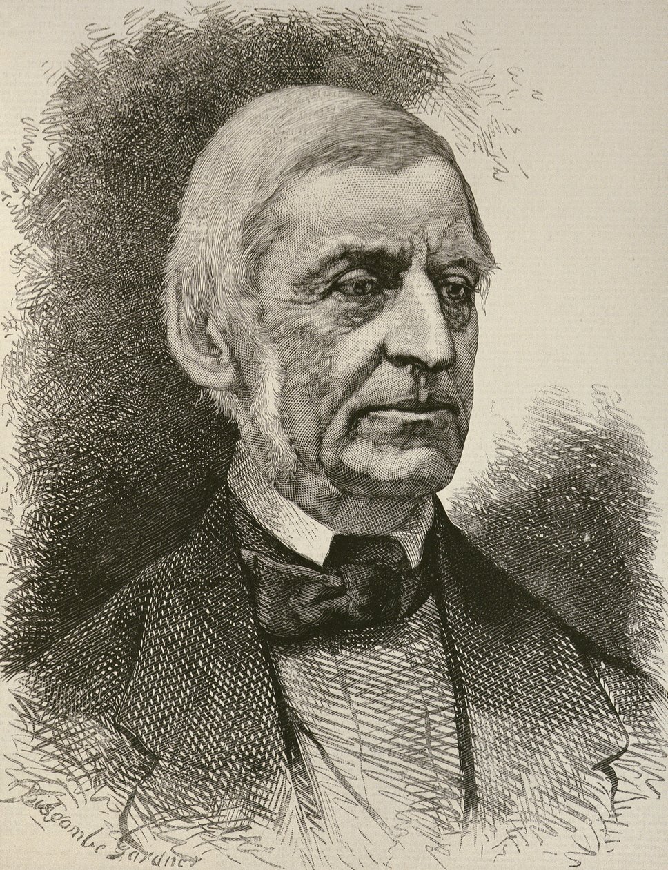 El Difunto Ralph Waldo Emerson (1803-82), de 