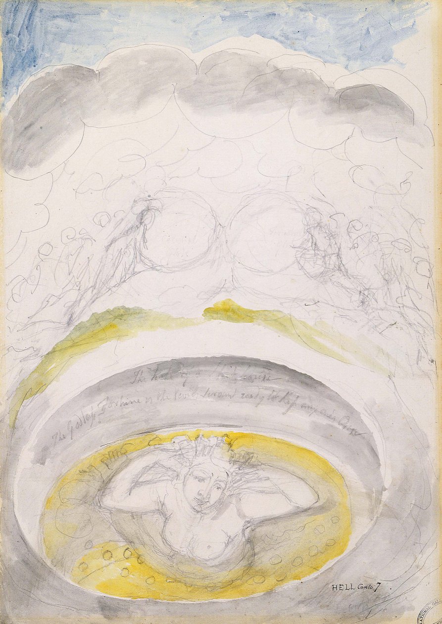 Ilustraciones de la Divina Comedia de Dante de William Blake