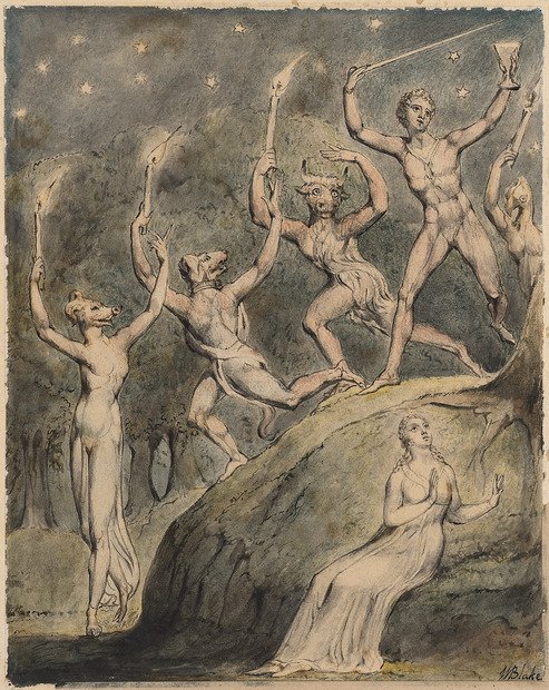 Comus de Milton de William Blake