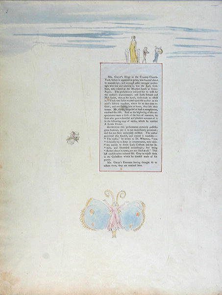 Una larga historia, diseño 24 de Los Poemas de Thomas Gray, 1797-1798 de William Blake