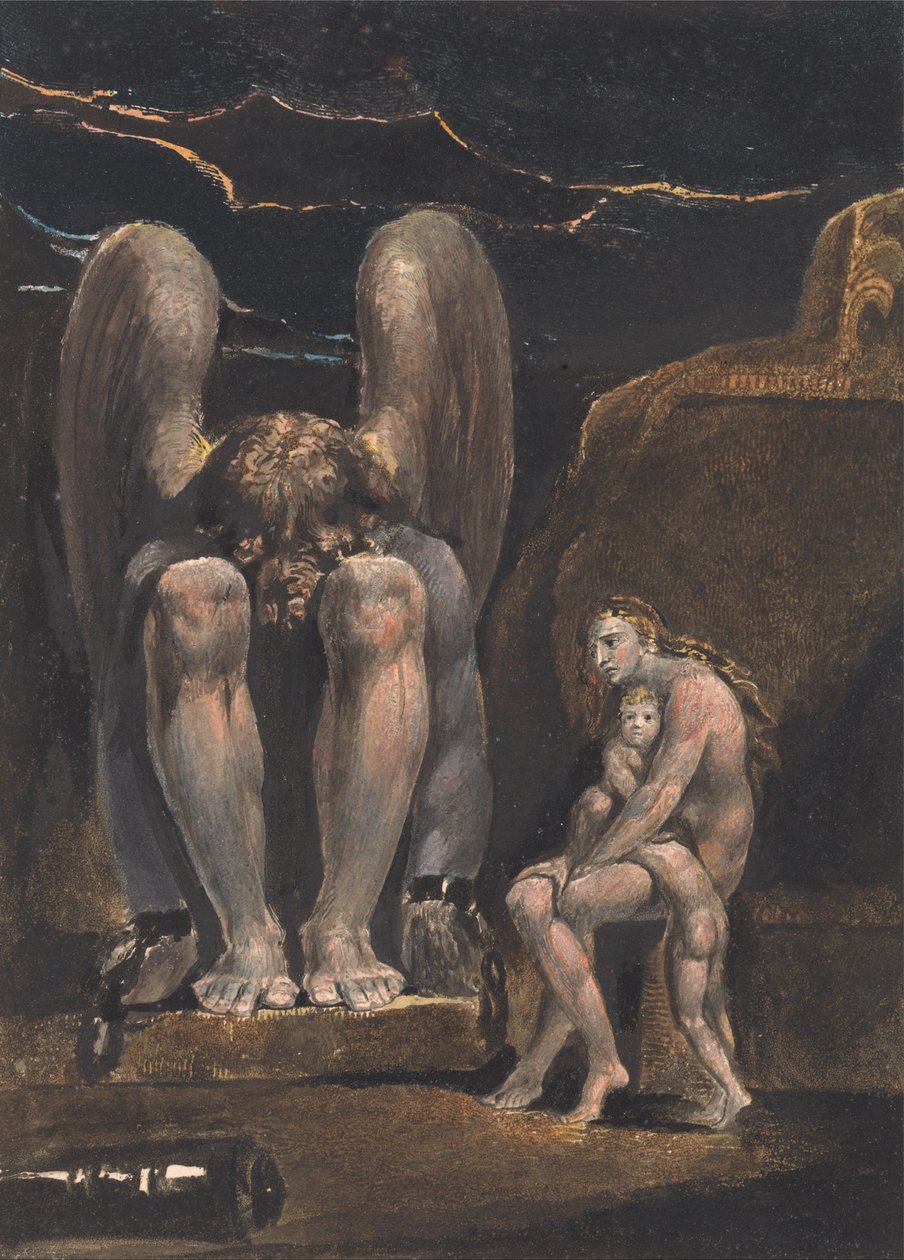 América. Una Profecía, Lámina 1, Portada de William Blake