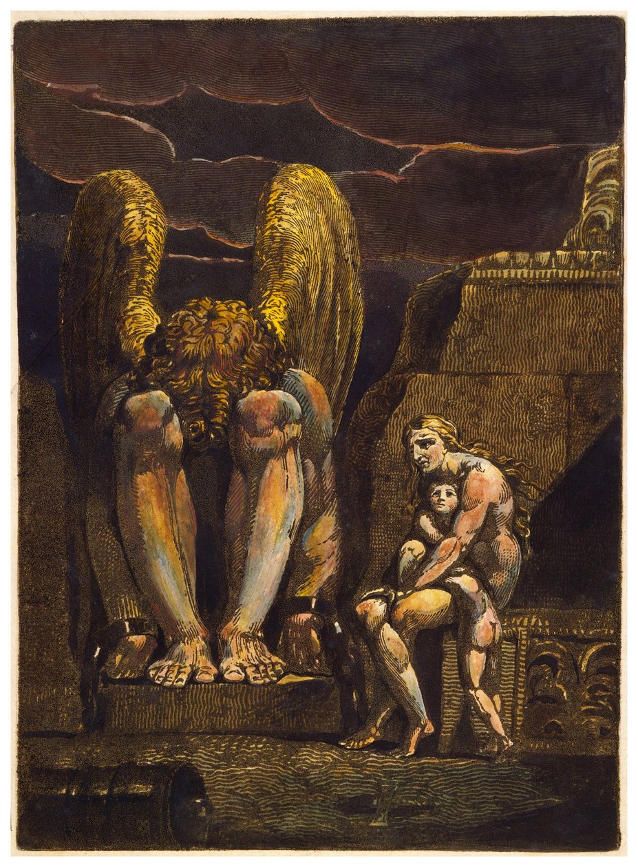 América una Profecía copia una placa de William Blake