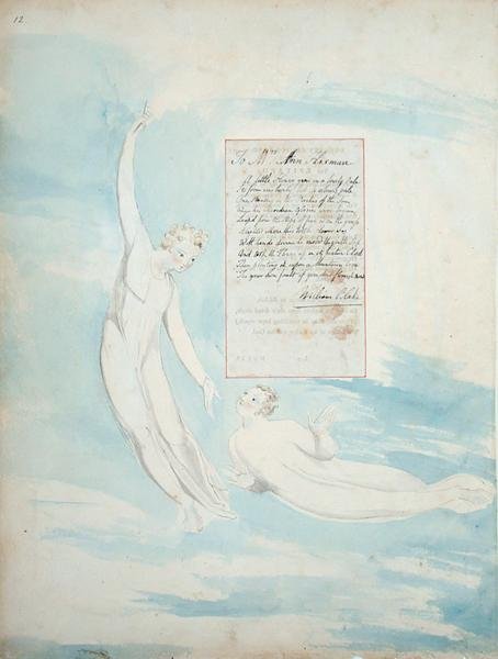 Elegía Escrita en un Cementerio de Campo, de Los Poemas de Thomas Gray, publicado 1797-98 de William Blake
