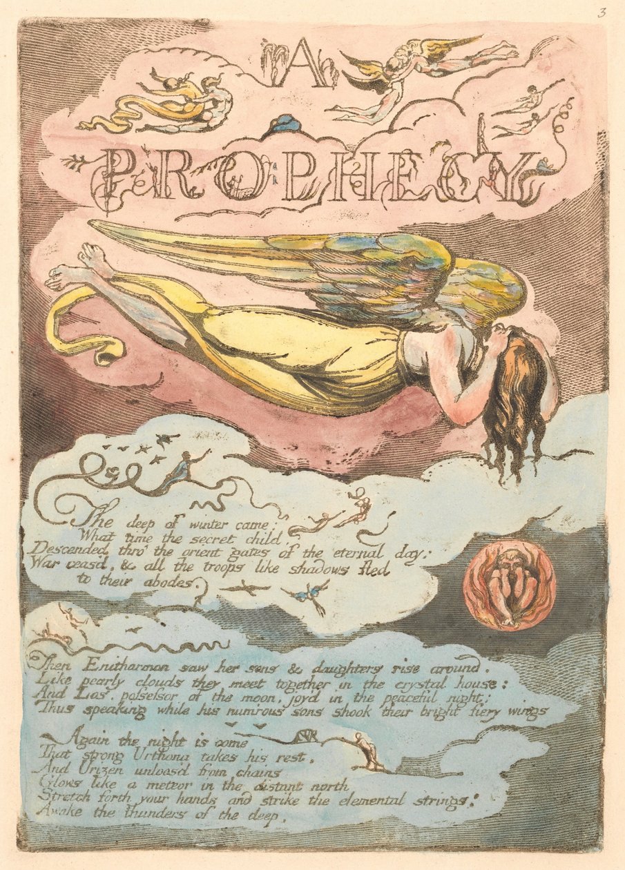 Europa. Una Profecía, Placa 5 de William Blake