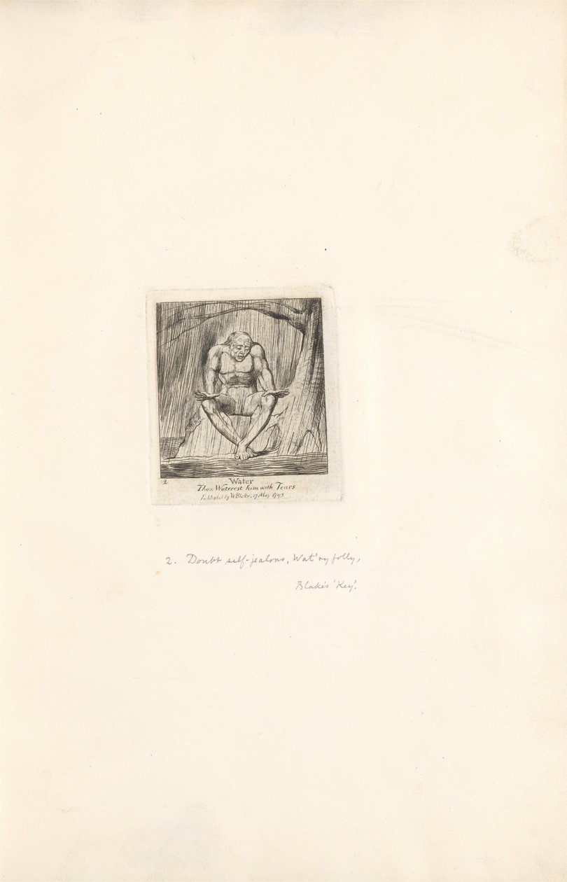 Para los Sexos- Las Puertas del Paraíso, Placa 4, Agua de William Blake