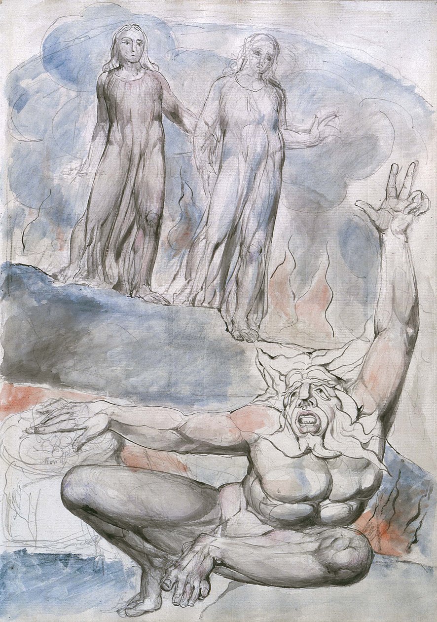 Ilustraciones de la Divina Comedia de Dante de William Blake