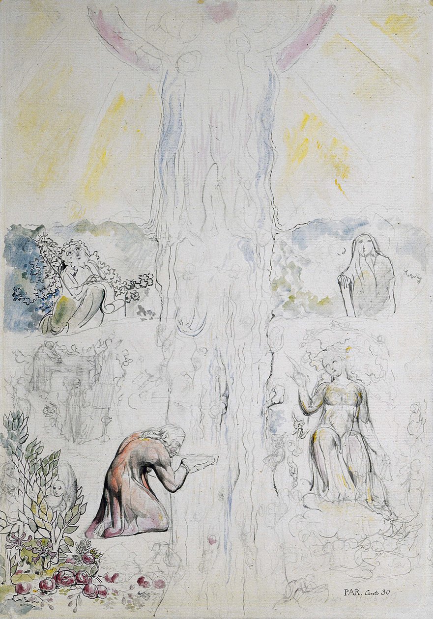 Ilustraciones de la Divina Comedia de Dante de William Blake