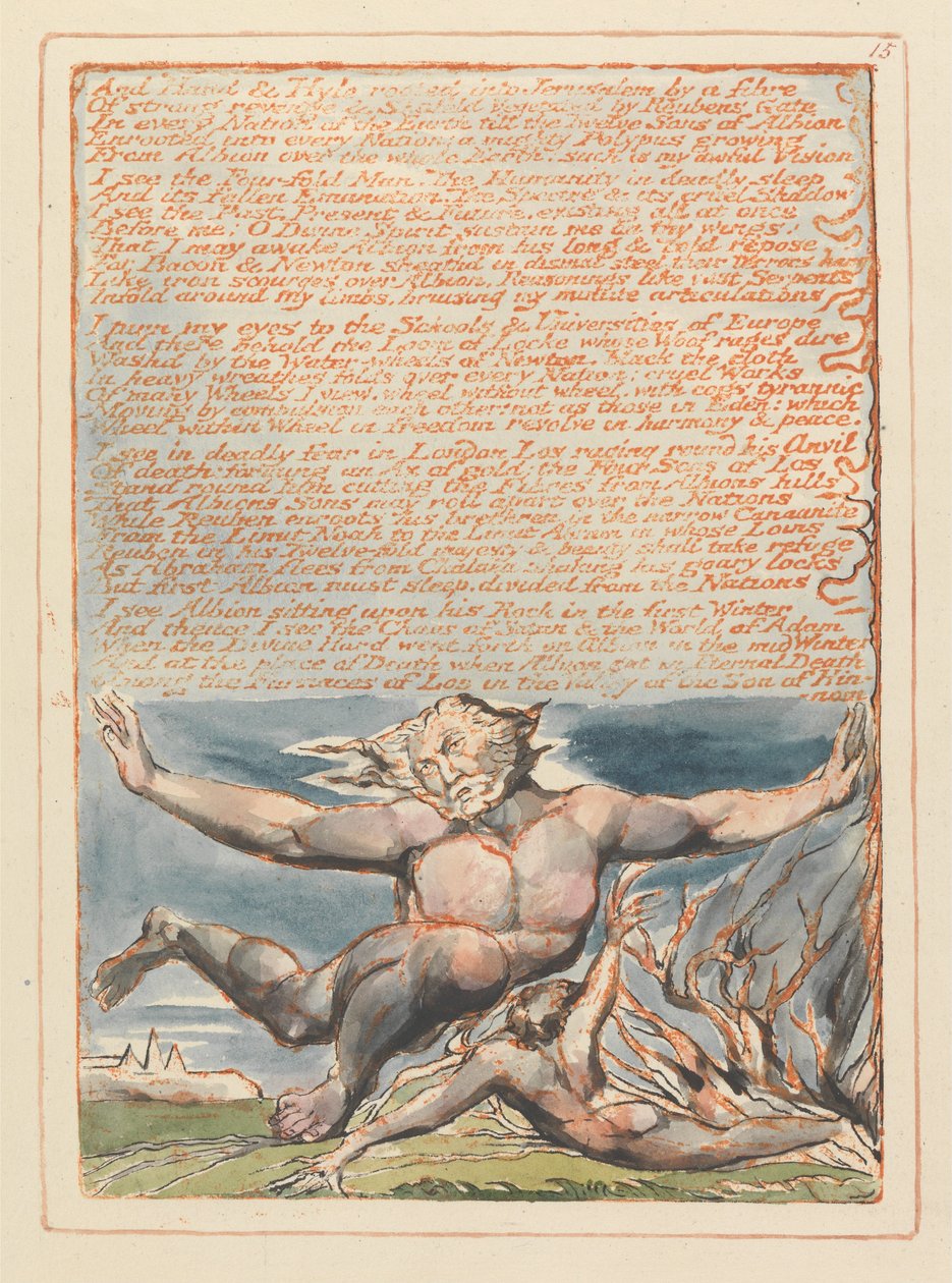 Jerusalén, Placa 15 de William Blake