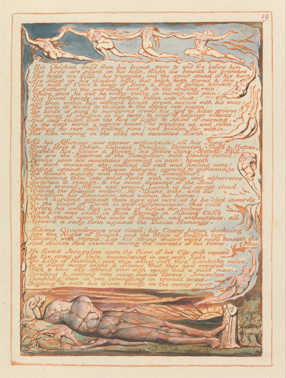 Jerusalén, Placa 19 de William Blake