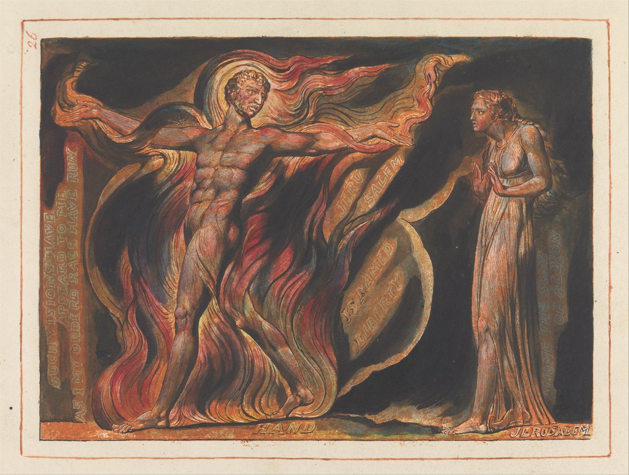 Jerusalén, Placa 26 de William Blake