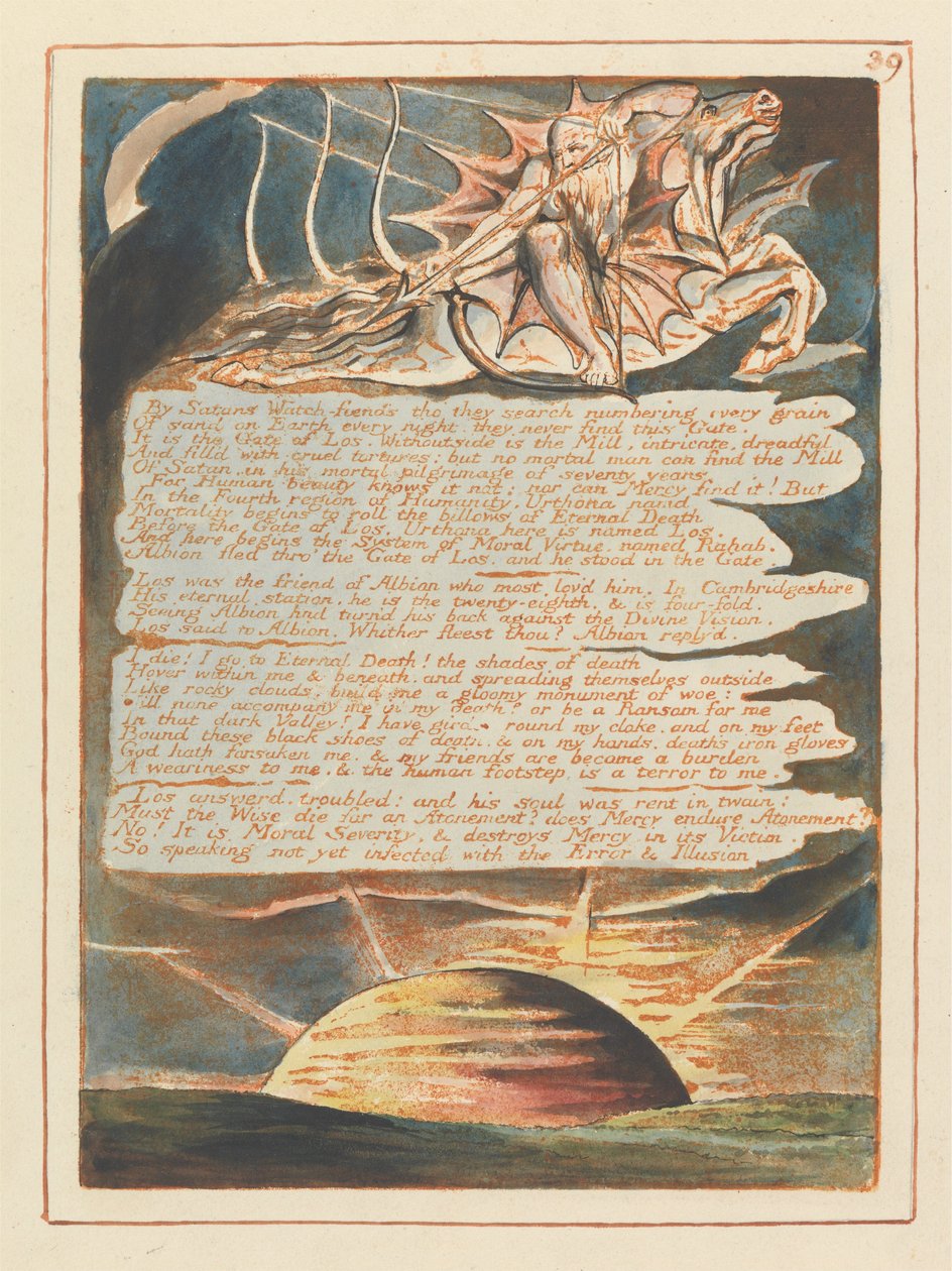 Jerusalén, Placa 39 de William Blake