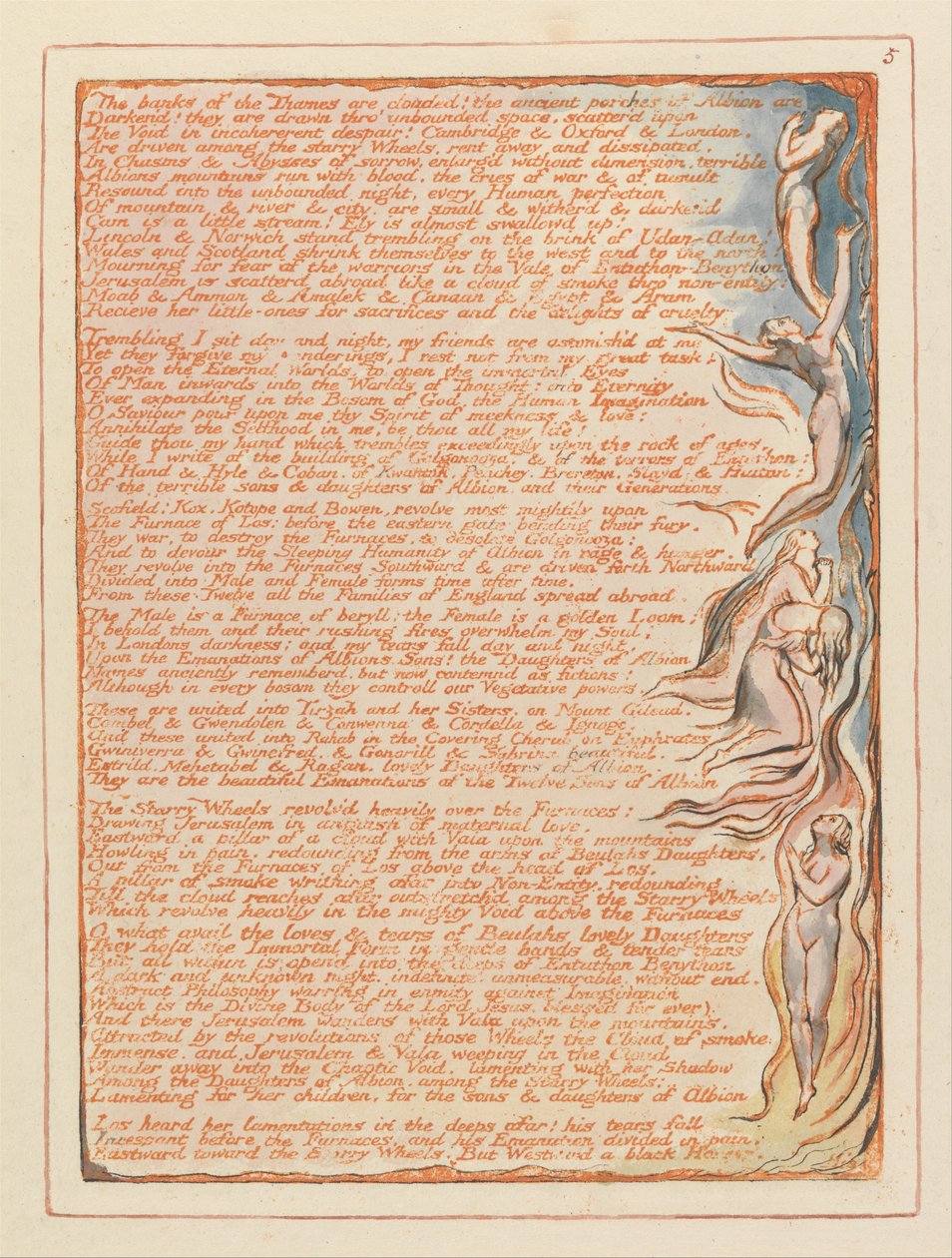 Jerusalén, Placa 5 de William Blake