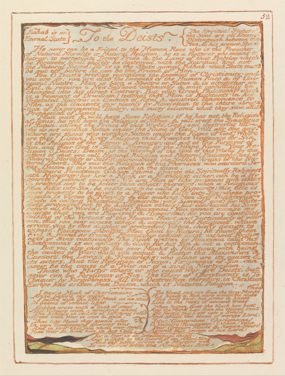 Jerusalén, Placa 52 de William Blake