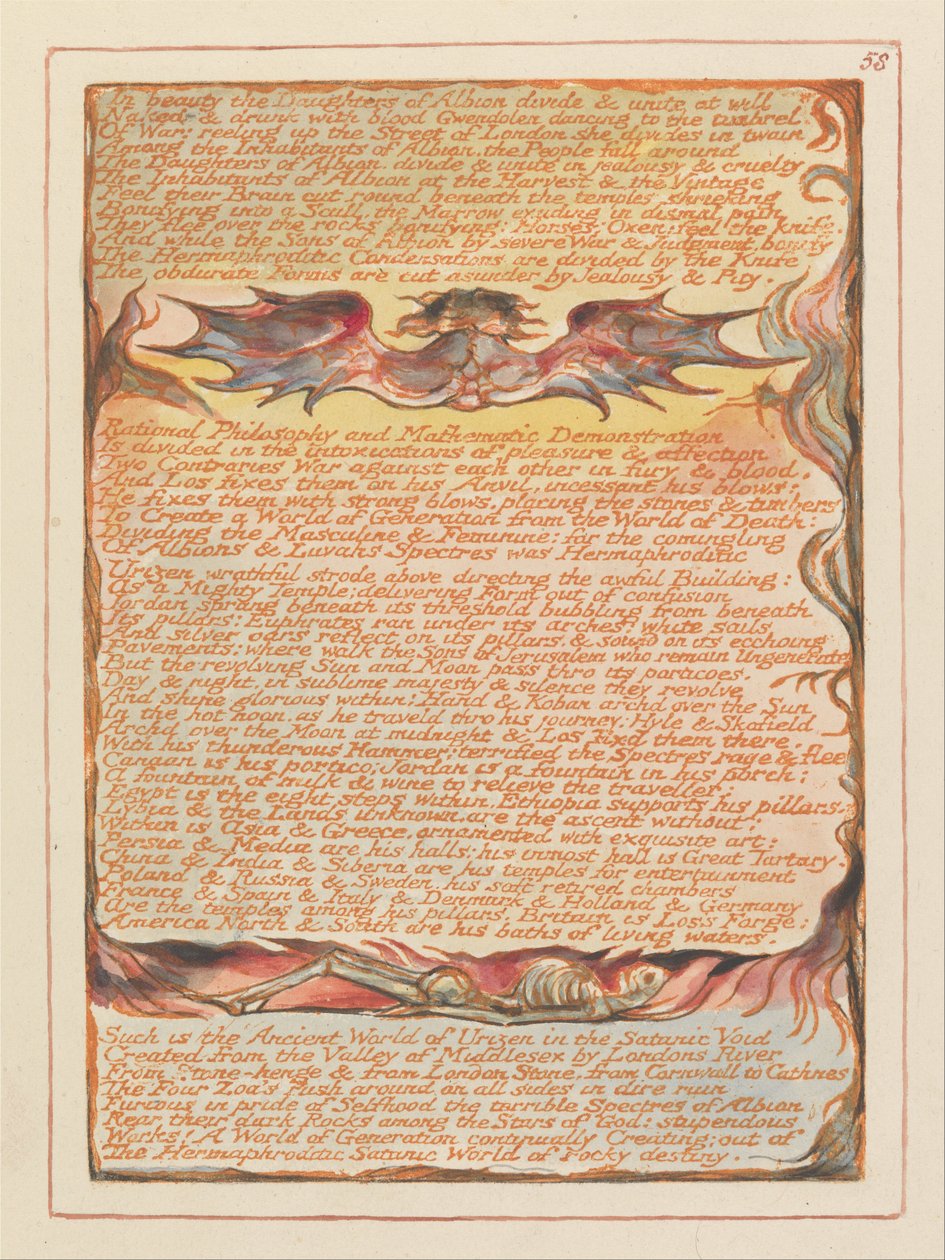 Jerusalén, Placa 58 de William Blake
