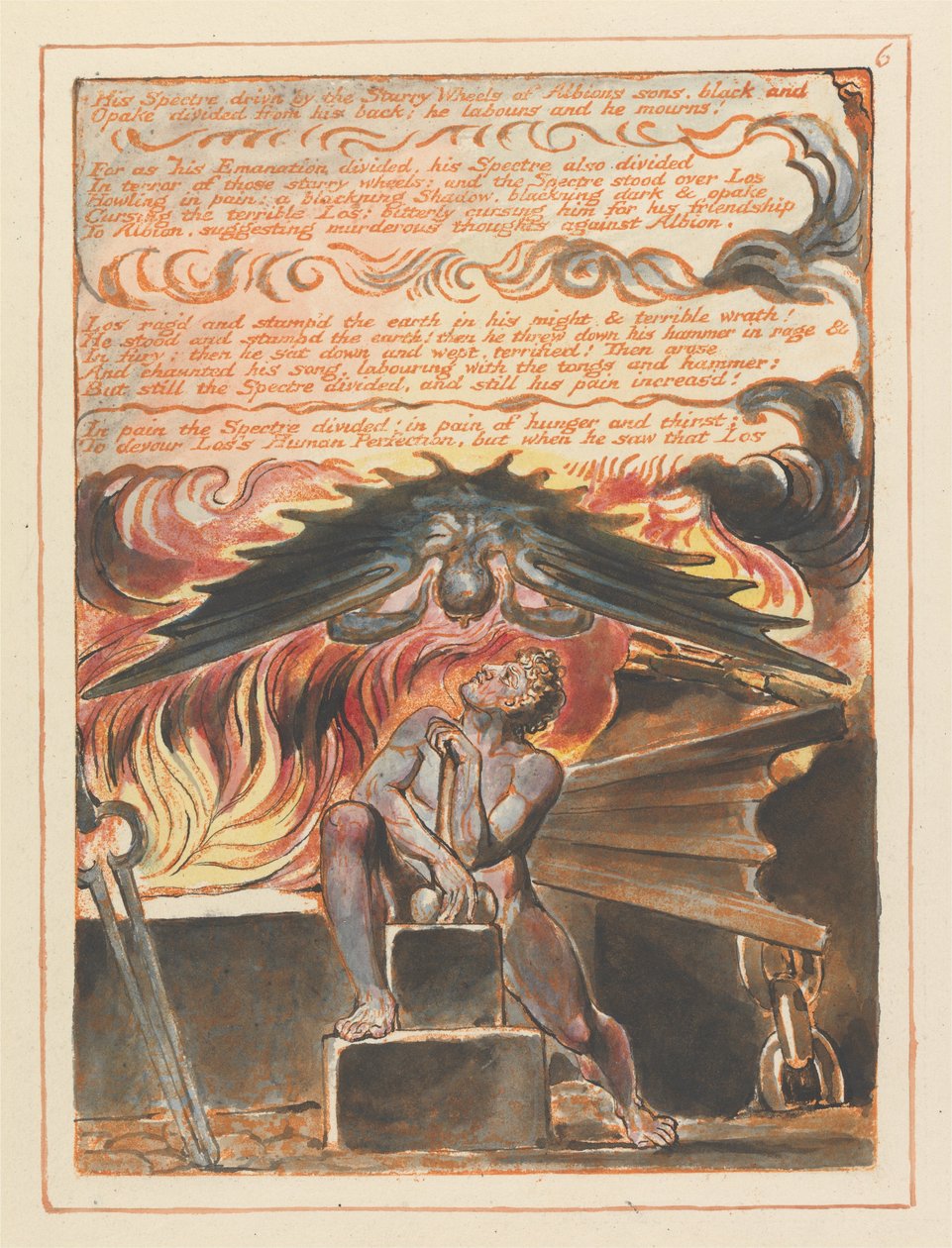 Jerusalén, Placa 6 de William Blake