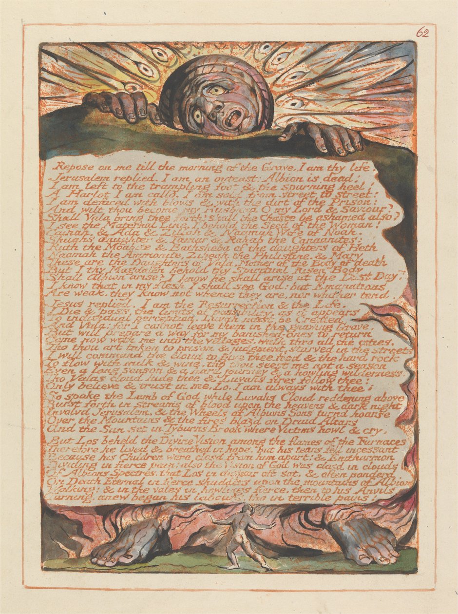 Jerusalén, Placa 62 de William Blake