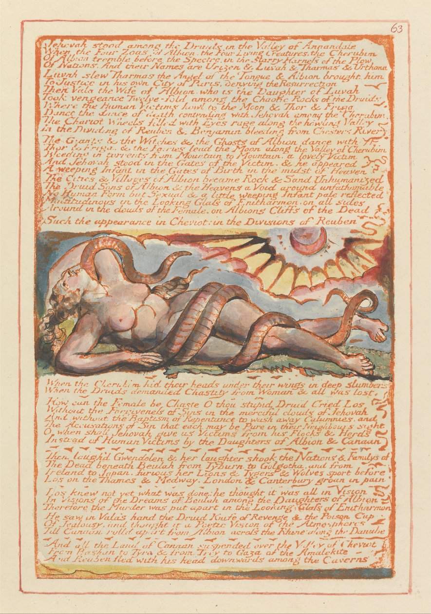 Jerusalén, Placa 63 de William Blake