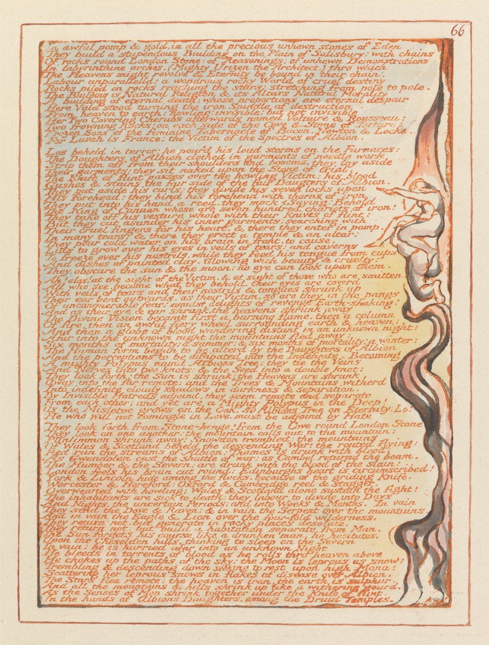 Jerusalén, Placa 66 de William Blake