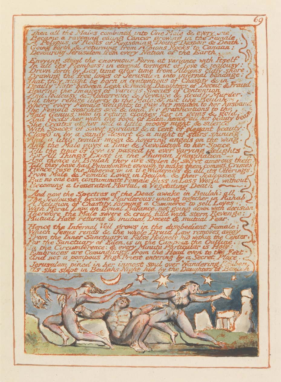 Jerusalén, Placa 69 de William Blake