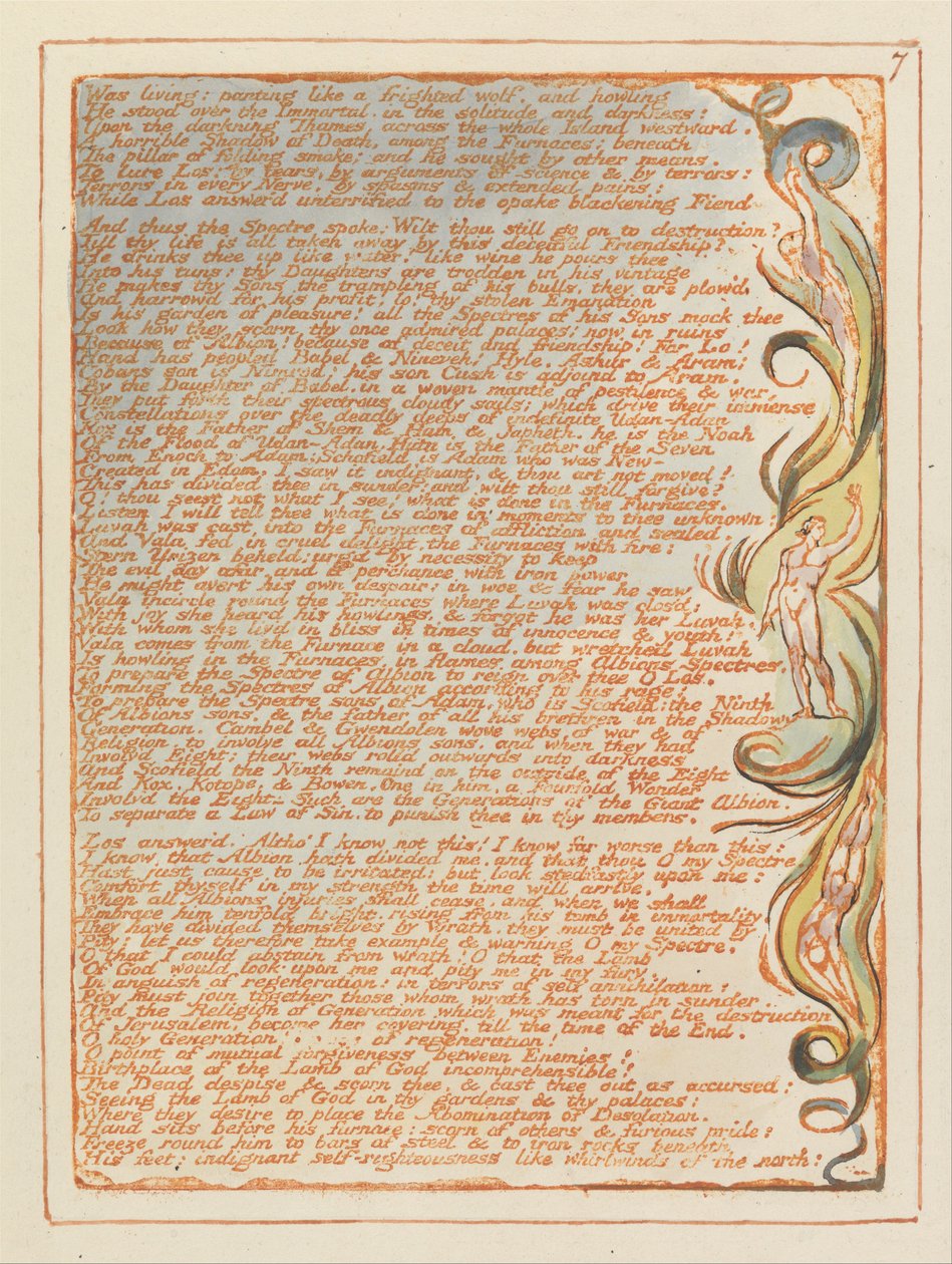 Jerusalén, Placa 7 de William Blake