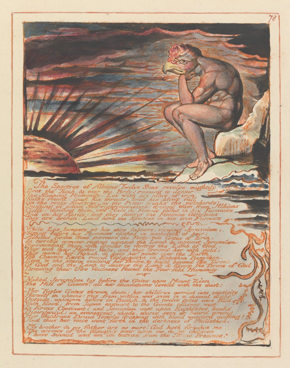 Jerusalén, Placa 78 de William Blake