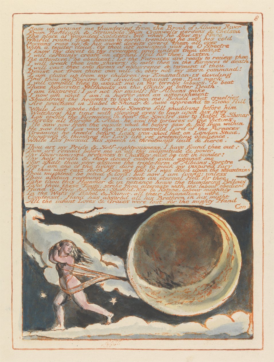 Jerusalén, Placa 8 de William Blake