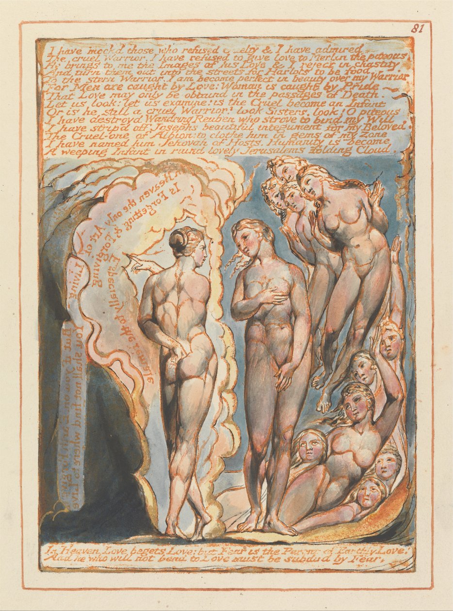 Jerusalén, Placa 81 de William Blake