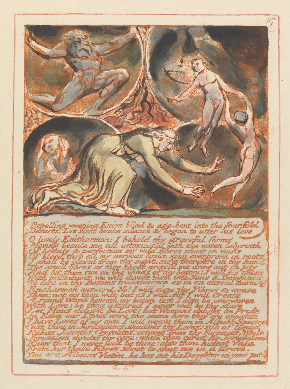 Jerusalén, Placa 87 de William Blake