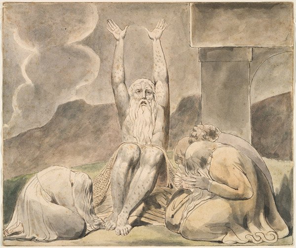 Los sueños malignos de Job de William Blake