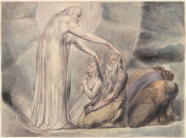 Los sueños malignos de Job de William Blake