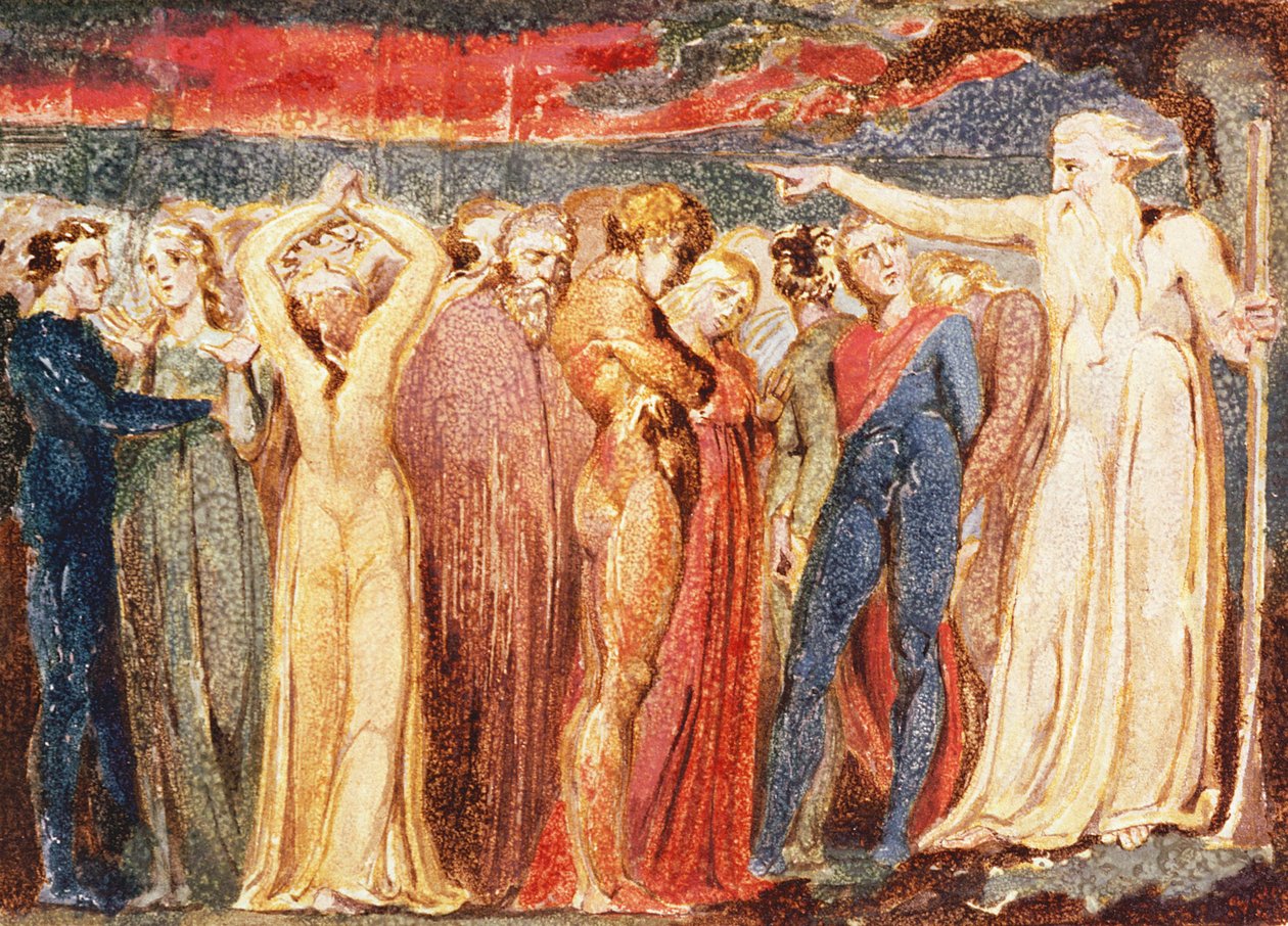 José de Arimatea predicando a los habitantes de Gran Bretaña de William Blake