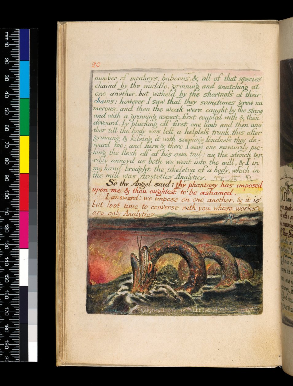 El Matrimonio del Cielo y el Infierno (pl.20), c.1790-93 de William Blake