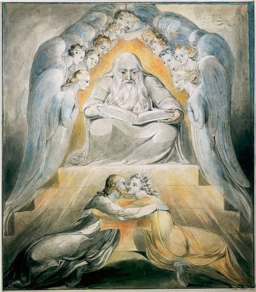 La misericordia y la verdad se han encontrado de William Blake