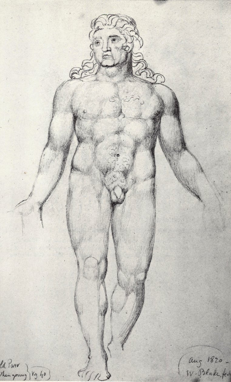 Viejo Thomas Parr de William Blake
