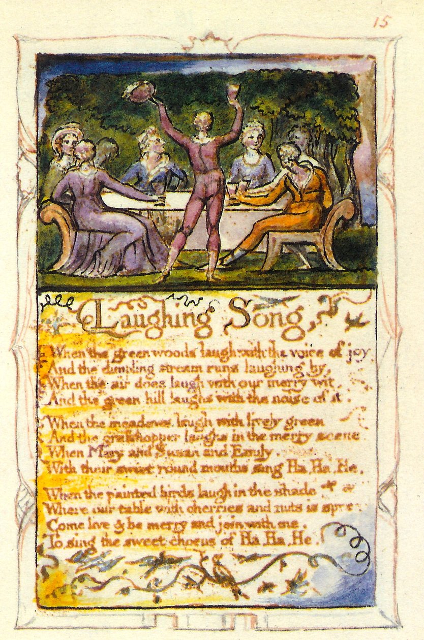 Canciones de Inocencia - Canción de Risa de William Blake