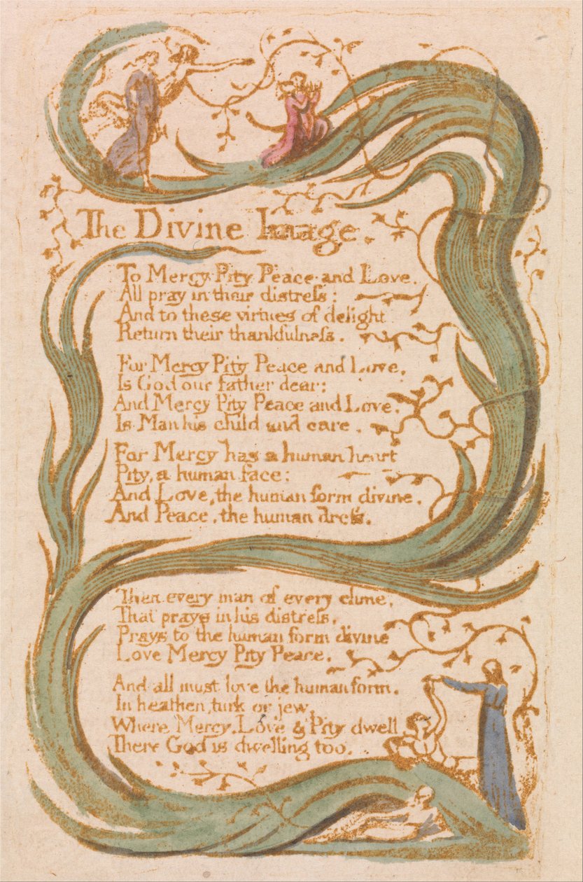 Canciones de Inocencia, Placa 12 de William Blake