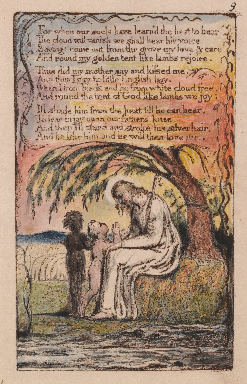 Canciones de Inocencia y de Experiencia, Placa 9 de William Blake