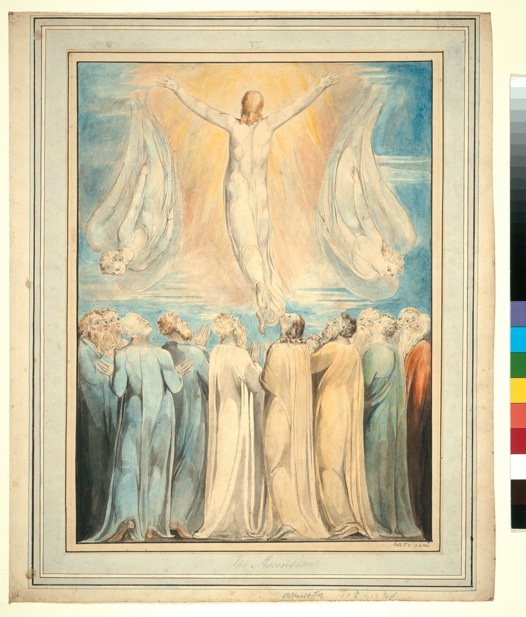 La Ascensión, c.1805-6 de William Blake