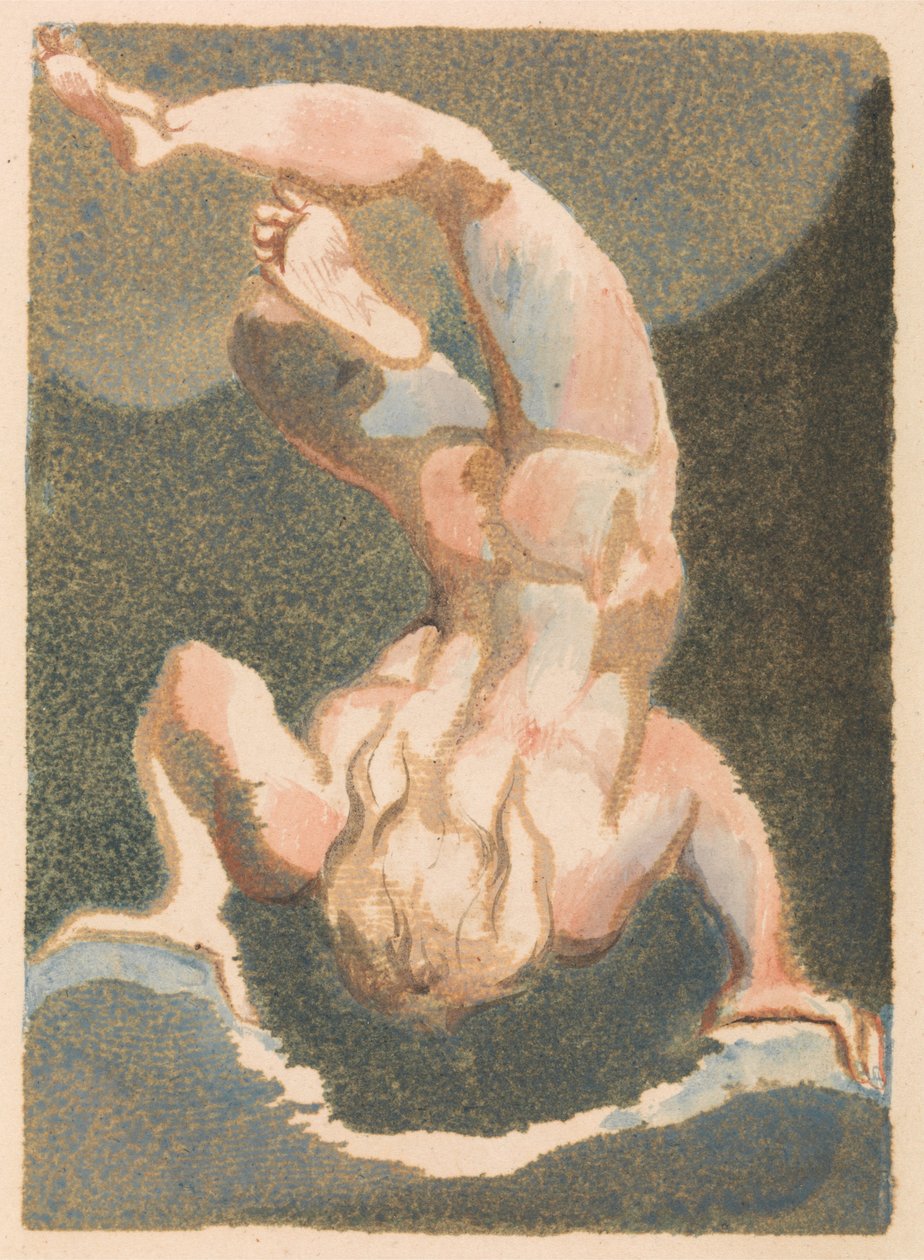 El primer libro de Urizen, lámina 14 (Bentley 14) de William Blake